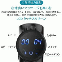 Rumay マッスルガン 筋膜リリース機器 電動マッサージャー ハンディ