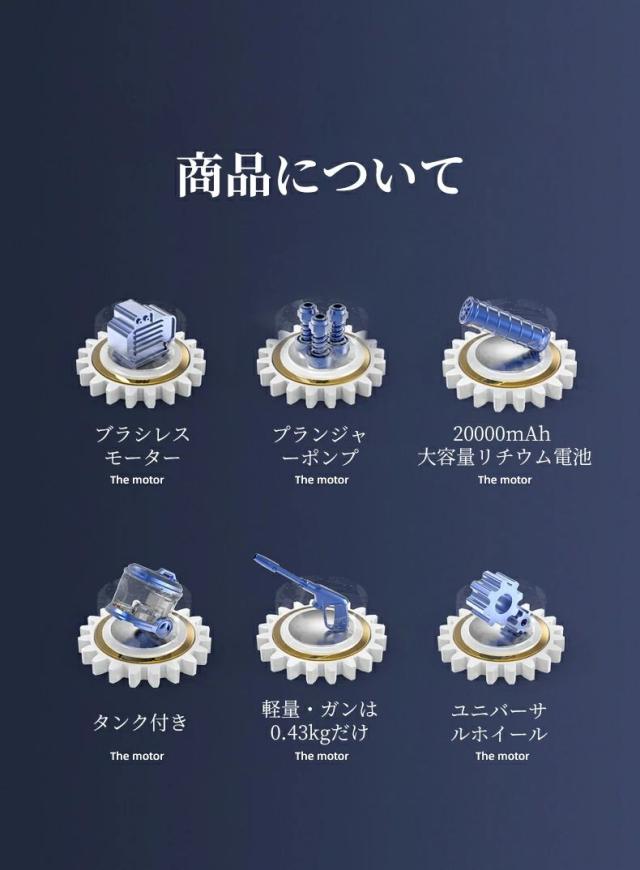 コードレス 水道不要 40℃温水対応 60bar タンク式 高圧洗浄機 移動便利 全身防水 コードレス式 高圧洗浄機 充電式 低騒音 プランジャーポンプ 大容量バッテリー 強力水力噴射 高圧洗浄器 水道直結 洗車/庭/屋外/階段/外壁/ベランダ 掃除黄砂 洗車機