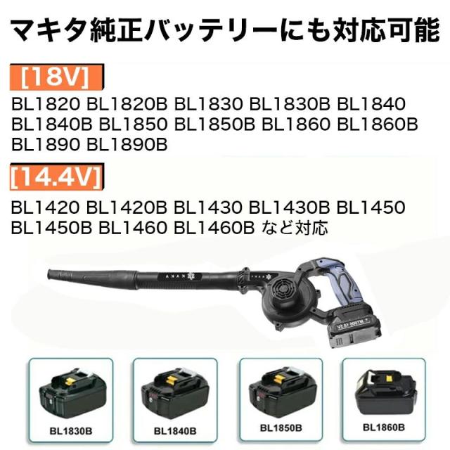 3段階調節 充電式 ブロワー 残量表示 18.5Vバッテリ一2個付き マキタ交換対応 電動 コードレス ブロワー 小型 集塵機 ミニ 庭掃除 洗車 園芸設備 充電式ブロワ 充電器付き 充電式ブロワ セット 送風 エアー 落ち葉 清掃 集塵 一機多用_6