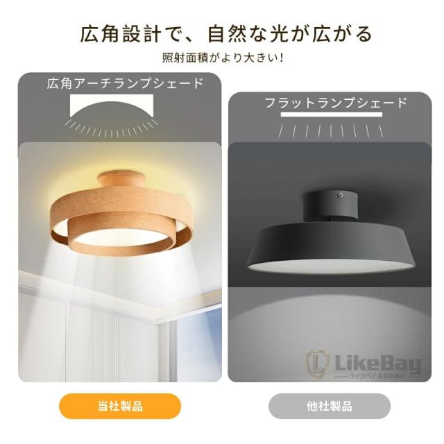 シーリングライト LED 調光調色 6畳 8畳 10畳 木目調 おしゃれ 北欧 間接照明 常夜灯 メモリー 無段階調光 タイマー 丸型 スマホ操作 天井照明 省エネ 節電 長寿命 明るい ライト リビング 照明 子供部屋 照明器具 寝室 和室 洋室 インテリア照明_4