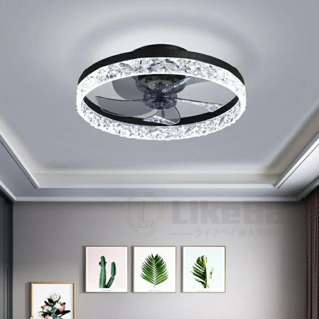 シーリングファンライト シーリングライト おしゃれ  シーリングファン 北欧 led DCモーター 6畳 調光調色 音声制御 薄型 シーリングライト ファン付き照明 風量調節 静音 12畳 リモコン付き サーキュレーター 扇風機 照明器具 天井照明_12