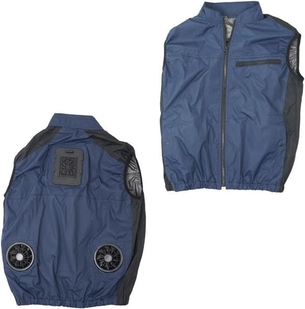 THANKO サンコー 即納 ペルチェベスト 最新型 TKCV24 冷蔵服3 空調 作業服 冷蔵服 フリーサイズ 3L ファン付き上着 涼しい 服 冷房 クールダウン ベスト USB給電 ファン付き 服 屋外作業用 熱中症対策 夏用 冷却