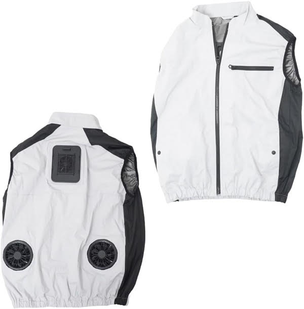THANKO サンコー 即納 ペルチェベスト 最新型 TKCV24 冷蔵服3 空調 作業服 冷蔵服 フリーサイズ 3L ファン付き上着 涼しい 服 冷房 クールダウン ベスト USB給電 ファン付き 服 屋外作業用 熱中症対策 夏用 冷却