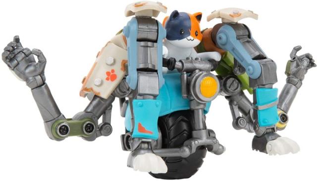 フォートナイト　ピーリー、ニャッスルロボ　可動フィギュアセット フォートナイト ピーリー、ニャッスルロボ 可動フィギュアセット