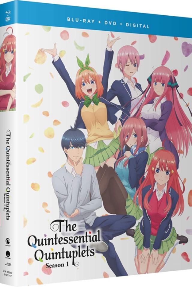 五等分の花嫁 第1期 全12話 コンボパック 即納 ブルーレイ + DVD シーズン1 コンプリート 12話  blu-ray 北米版 正規品 The Quntessential Quintuplets Season1 300分 アニメ 日本語 英語 お得なBD DVD 4枚セット Blu-ray+DVD 5 brides 1st season one 5等分 シーズン 1の通販は 7,700円