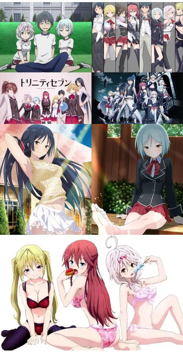 トリニティセブン ブルーレイ コンプリート 即納 全話 Trinity Seven complete blu-ray 全12話  最新盤 北米版 正規品 完全保存版 新盤 美少女アニメ アニメ 日本語 英語 2枚 BD ボックス 新パッケージ Trinity Seven : Complete Collection Blu-ray_3