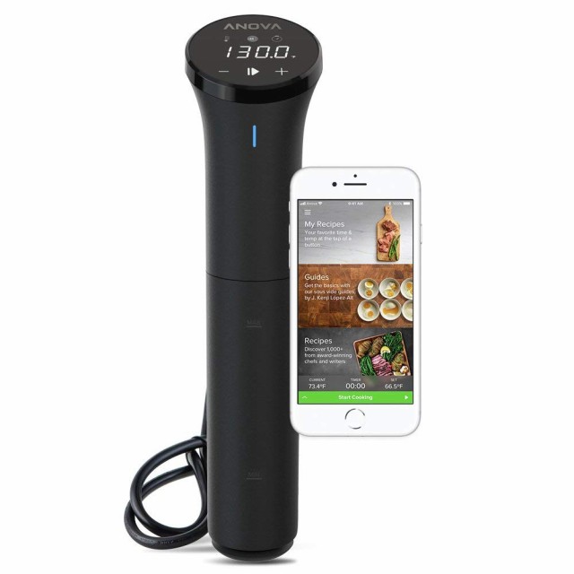 アノーバ ナノ 日本語説明書付 Anova Nano 750W 低温調理器 料理用 水温制御クッカー サーキュレーター Anova Precision Cooker Nano Bl