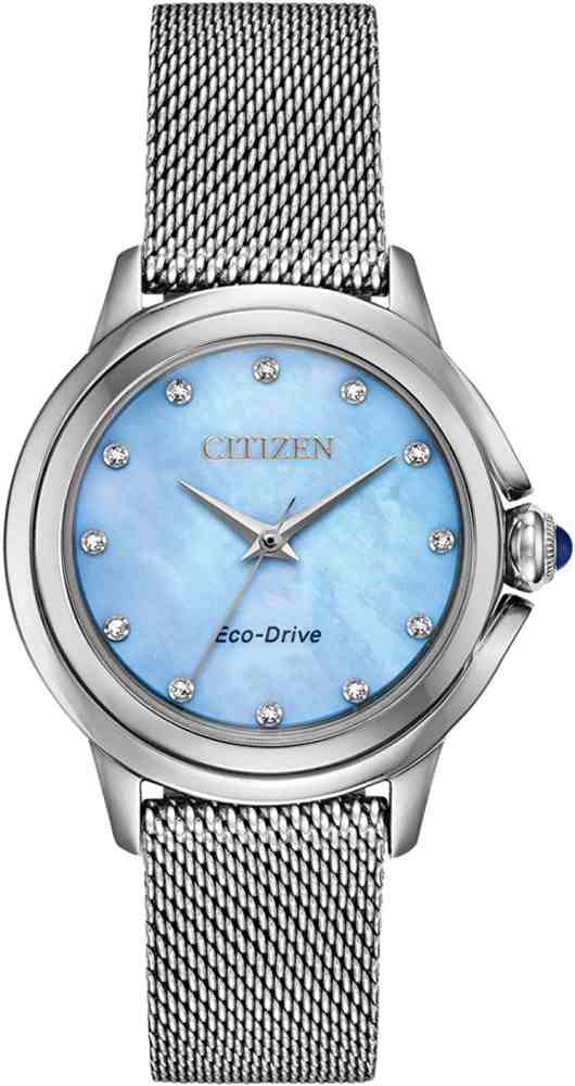 CITIZEN 即納 シチズン 母の日 エコドライブ Ceci EM0790-55N セチ セシ ウォッチ 腕時計 レディース 女性用 women 逆輸入 アナログ 海外限定 海外モデル 日本語説明書付 Citizen Eco-Drive women 日本製 母の日 ダイヤモンド パール シルバー プレゼント ブルーダイヤルの通販は