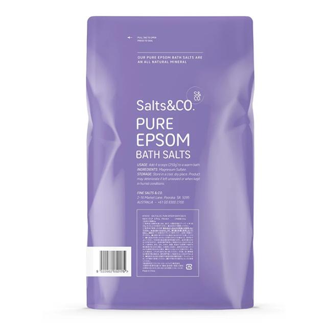 Salts&Co】ピュア エプソム バスソルト 大容量 5kg 入浴剤 岩塩 お風呂