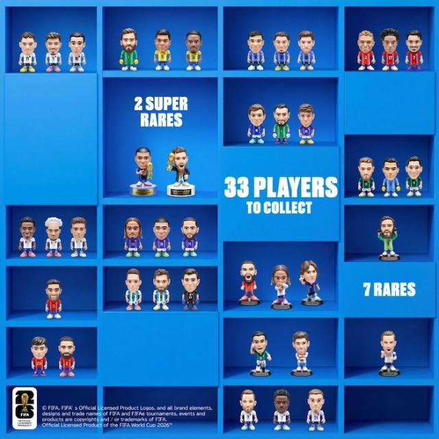 ≪4個≫【ZURU】FIFA ワールドカップ 2026 Ballers ミニ フィギュア ボーラーズ サッカースター選手 コレクション コレクター サッカー ミニチュア おもちゃ カプセルフィギュア レア_3