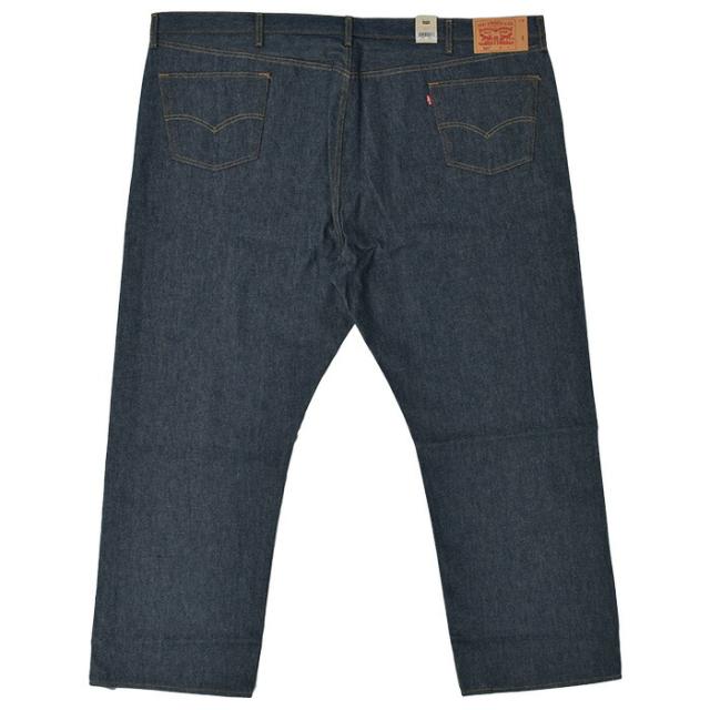 【ビッグサイズ 56〜60インチ】リーバイス 501 メンズ リジット ストレート Gパン ボタンフライ ノンウォッシュ ジーンズ ジーパン 生デニム LEVI'S 大きいサイズ 新品 アメリカ モデル USA ファッション プレゼント 男性 インディゴ 501 LEVIS ORIGINAL FIT SHRINK-TO-FIT