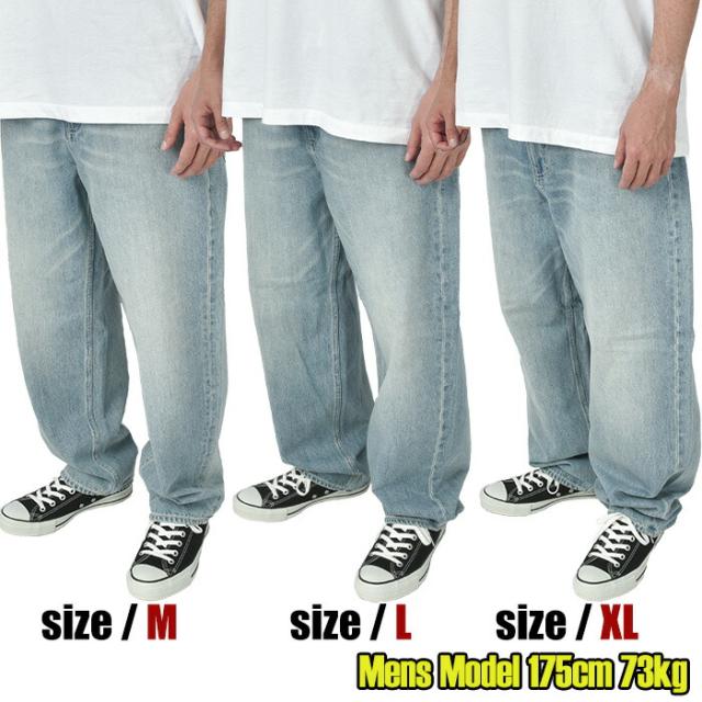 ファーストダウン デニムパンツ FIRST DOWN デニム バギーパンツ メンズ DENIM BAGGY FIT JEAN 12.7oz DENIM ワイド パンツ 太め 大きいサイズ ゆったり ストリート ヒップホップ B系 ダンス 衣装 ファッション ブランド インディゴ pnt-fd-f312001c