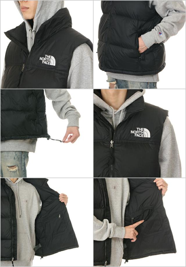 【USAモデル】ノースフェイス ダウン ベスト メンズ THE NORTH FACE ザ・ノース・フェイス 1996レトロヌプシベスト フード付き アウトドア 防寒 撥水 軽量 保温 大きいサイズ ビッグサイズ アウトドア ゴルフ ブランド 黒 紺 カーキ 茶 プレゼント S M L XL 2XL NF0A3JQQ_9