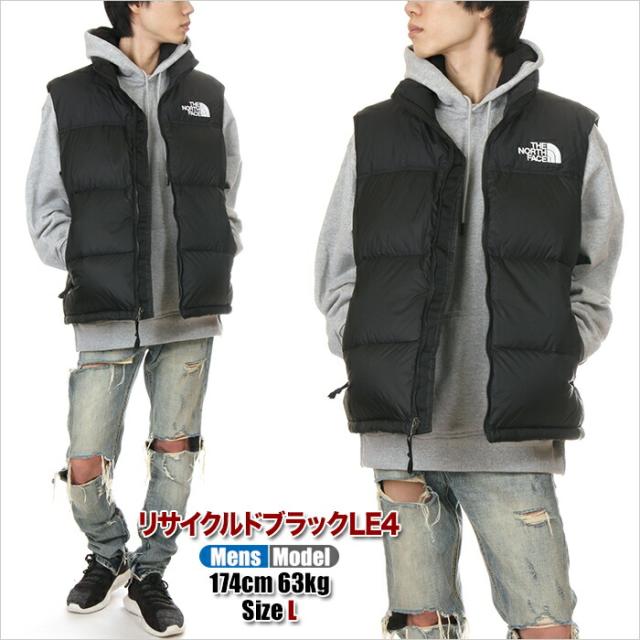 【USAモデル】ノースフェイス ダウン ベスト メンズ THE NORTH FACE ザ・ノース・フェイス 1996レトロヌプシベスト フード付き アウトドア 防寒 撥水 軽量 保温 大きいサイズ ビッグサイズ アウトドア ゴルフ ブランド 黒 紺 カーキ 茶 プレゼント S M L XL 2XL NF0A3JQQ_3