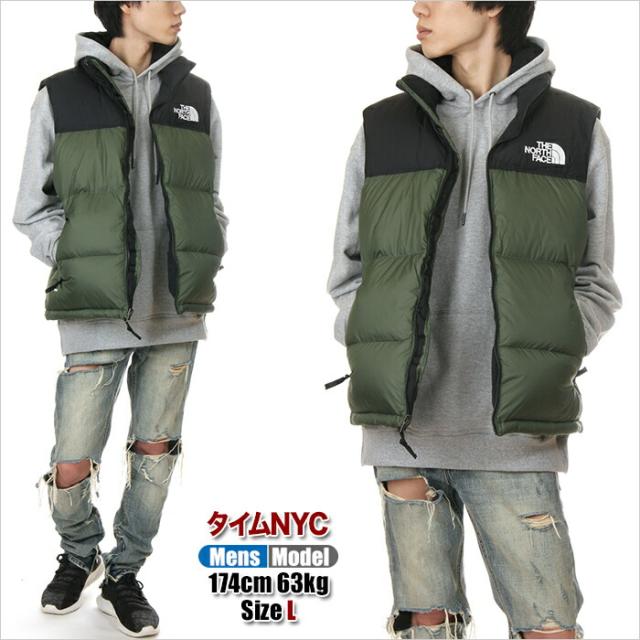 【USAモデル】ノースフェイス ダウン ベスト メンズ THE NORTH FACE ザ・ノース・フェイス 1996レトロヌプシベスト フード付き アウトドア 防寒 撥水 軽量 保温 大きいサイズ ビッグサイズ アウトドア ゴルフ ブランド 黒 紺 カーキ 茶 プレゼント S M L XL 2XL NF0A3JQQ_5