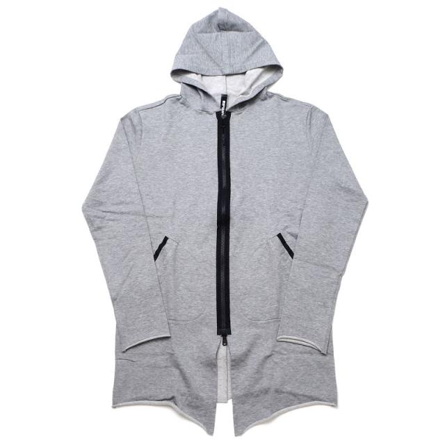 新品 20SS RIPVANWINKLE ロング丈 パーカー 【サイズ：3】 グレー RW-246 ZIP UP HOODIE リップヴァンウィンクル メンズ 2D3/D02307/FAPR26/SYM/HMの通販は