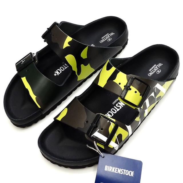 新品 VALENTINO GARAVANI × BIRKENSTOCK Arizona BS レザーサンダル 