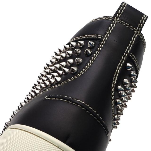未使用品 Christian Louboutin スパイク レザースニーカー 【サイズ 