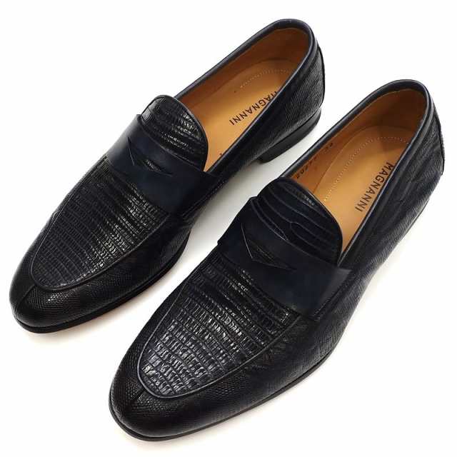 未使用品 MAGNANNI リザードレザー コインローファー 【サイズ：39 ...