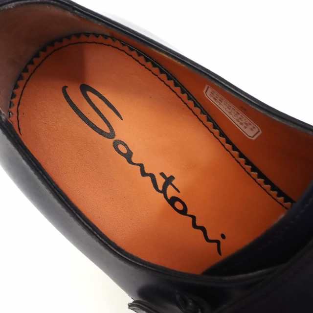 新品 Santoni ダブルモンクストラップ レザーシューズ 【サイズ：UK9