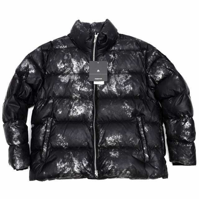 新品 MOOSE KNUCKLES ダウンジャケット 【サイズ：XL】 ブラック カーボンプリント 定価128700円 JAVELIN JKT  ムースナックルズ メンズ 5WHB/L04104/HECE05/SYM/HM｜au PAY マーケット