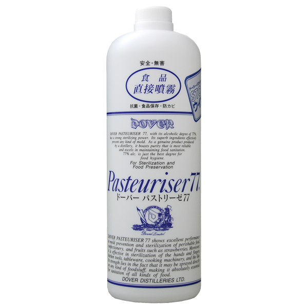 ドーバー パストリーゼ77 詰め替え用 1000ml（1L）×12本 1ケース 他商品と同梱不可 アルコール消毒液 消毒 消臭 抗菌 防カビ