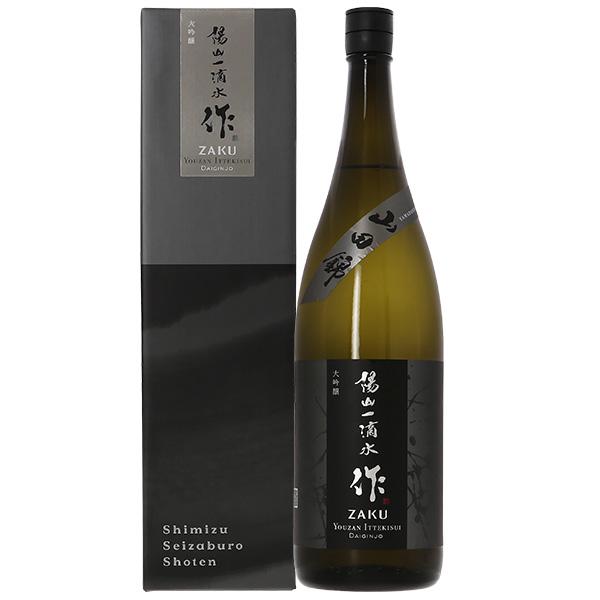 日本酒 地酒 三重 清水清三郎商店 作（ざく） 陽山一滴水 大吟醸 箱付 1800ml 1梱包6本まで