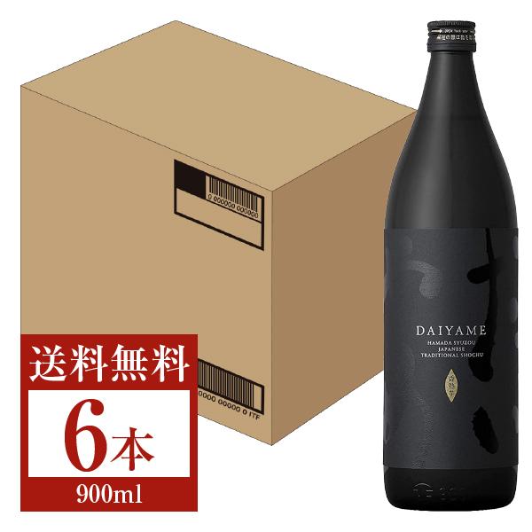 濱田酒造 だいやめ DAIYAME 25度 瓶 900ml 6本 1ケース 芋焼酎