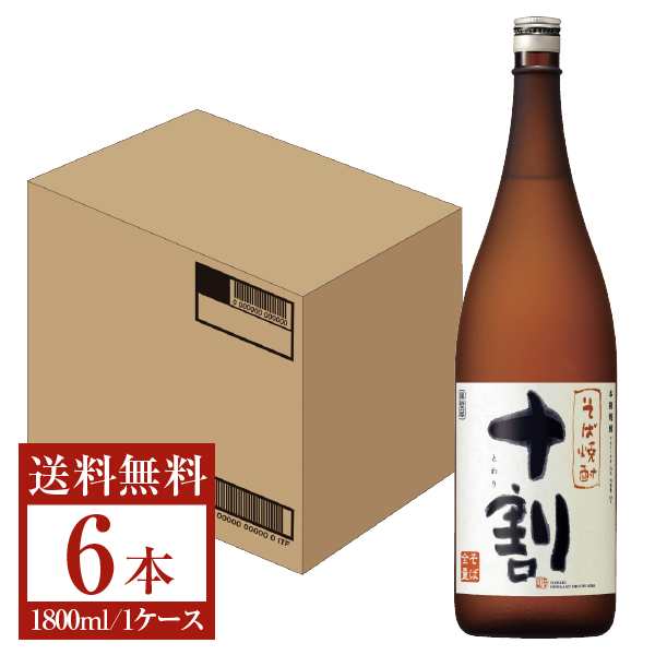 宝酒造 寶 宝焼酎 本格そば焼酎 十割（とわり）そば全量 25度 瓶 1800ml 1.8L×6本 1ケース 蕎麦焼酎 宮崎