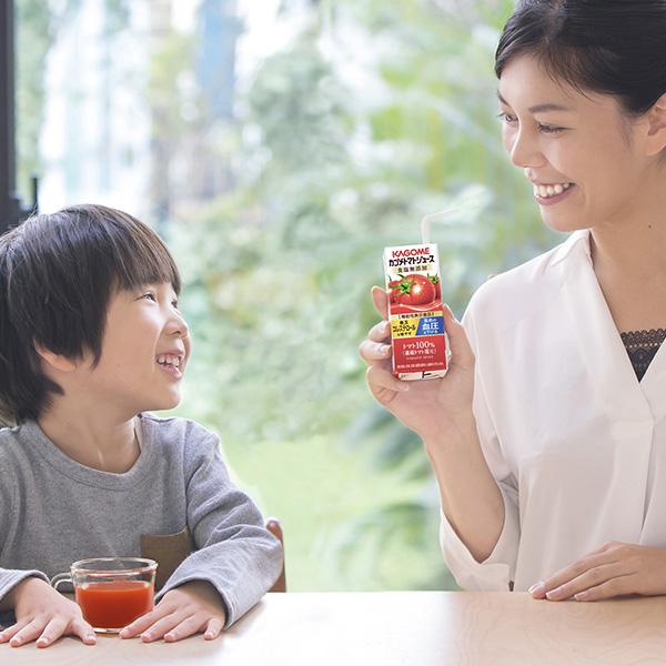 機能性表示食品 カゴメ トマトジュース 食塩無添加 200ml 紙パック 24本×4ケース（96本） 送料無料_4