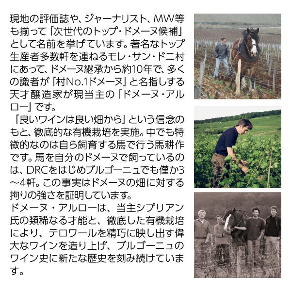 赤ワイン フランス ブルゴーニュ ドメーヌ アルロー ペール エ フィス シャルム シャンベルタン グラン クリュ 2021 750ml_2