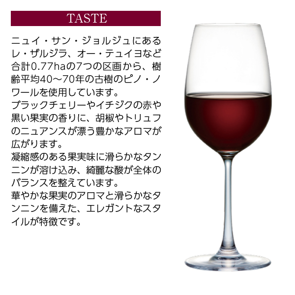 赤ワイン フランス ブルゴーニュ クリストフ シュヴォー ニュイ サン ジョルジュ 2021 750ml_2