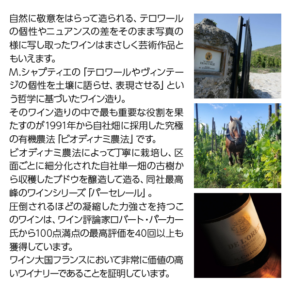 赤ワイン フランス M.シャプティエ エルミタージュ ル メアル ルージュ 2022 750ml_2