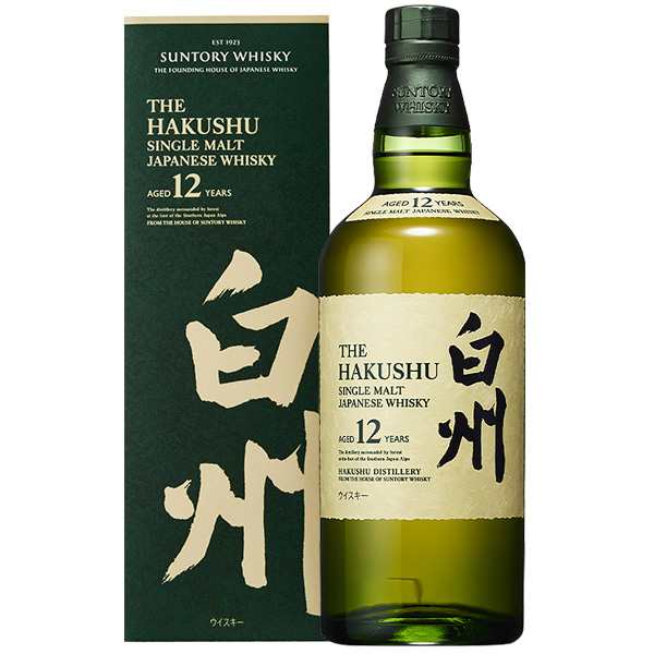 サントリー シングルモルトウイスキー 白州 12年 43度 箱付 700ml 洋酒 洋酒