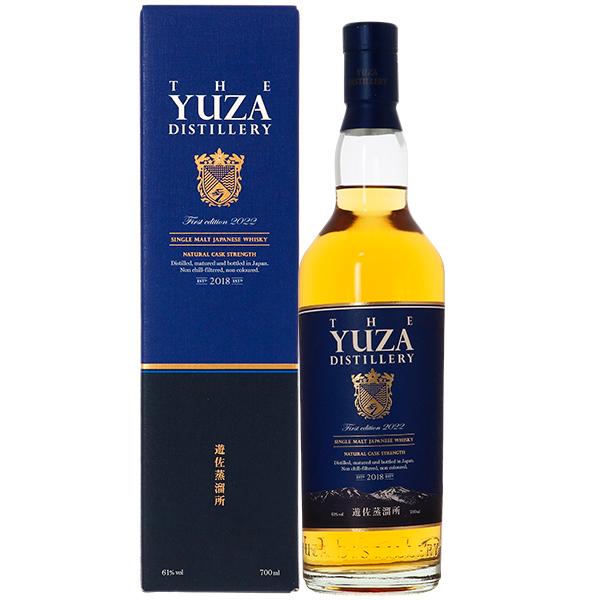 数量限定 遊佐蒸留所 YUZA ファーストエディション 2022 シングルモルト ジャパニーズウイスキー 61度 箱付 700ml 洋酒 ゆざ