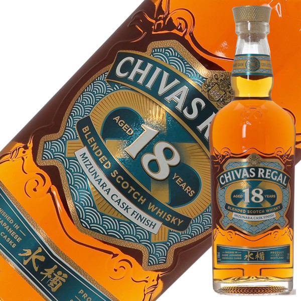 ウイスキー シーバスリーガル ミズナラ カスク フィニッシュ 18年 43度 正規 箱なし 700ml スコッチ 洋酒の通販はスコッチ
