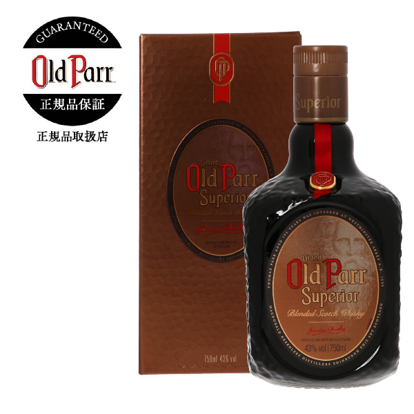 ウイスキー オールドパー スーペリア 43度 正規 箱付 750ml スコッチ 洋酒