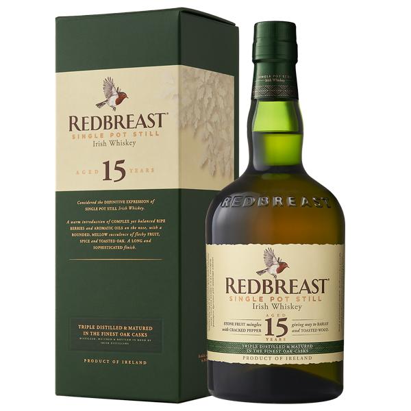 ウイスキー レッドブレスト 15年 46度 正規 箱付 700ml アイリッシュ 洋酒