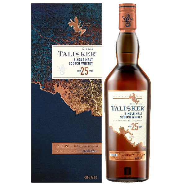 タリスカー シングルモルト スコッチ ウイスキー 25年 45.8度 正規 箱付 700ml