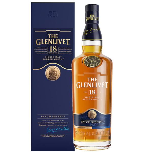 ウイスキー ザ グレンリベット 18年 40度 正規 箱付 700ml シングルモルト 洋酒