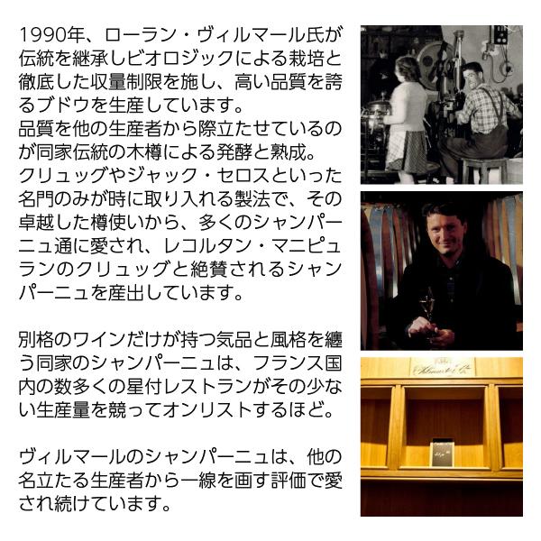 シャンパン フランス シャンパーニュ ヴィルマール シャンパーニュ プルミエ クリュ リリー ラ モンターニュ グラン セリエ ルビー 2015 750ml_2