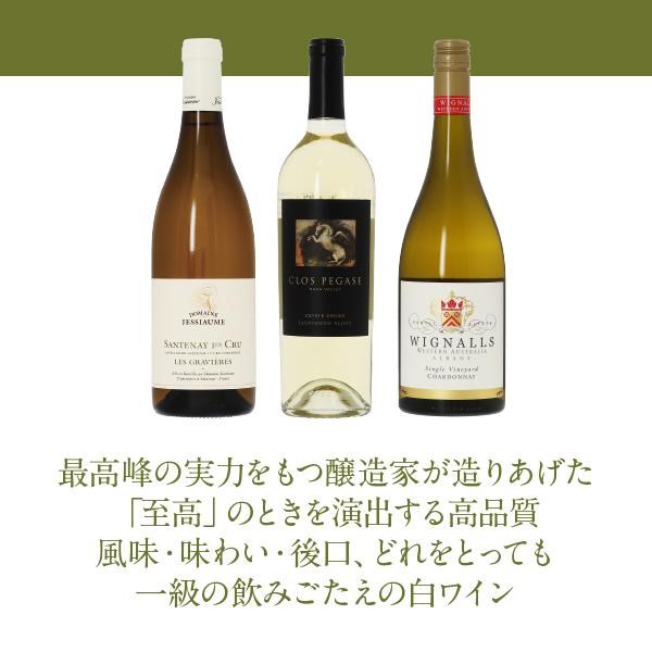 【18】白ワインセット 贅沢に楽しむ 至高の白ワイン 3本セット 第19弾 750ml×3 送料無料 包装不可 飲み比べ ワインセット