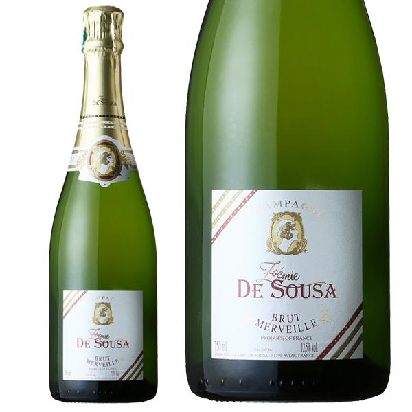 シャンパン フランス シャンパーニュ ゾエミ ド スーザ ブリュット メルヴェイユ NV 750mlの通販は 6,163円