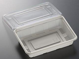 使い捨て容器 CT CTHS-6 N 業務用 業者 (ﾎﾞ) 中央化学 のせ蓋付き 弁当容器 テイクアウト 93504【100枚入/バラ】