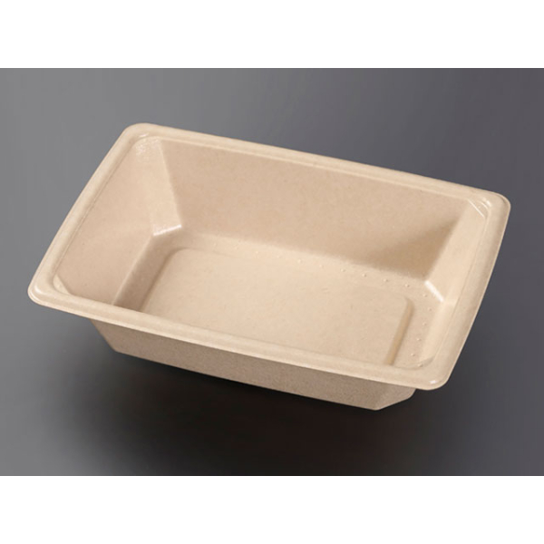 まとめ買い どんぶり容器 ケーピープラテック KMPランチ-10 本体 ナチュラル【weeco】 400枚(50枚×8)の通販は