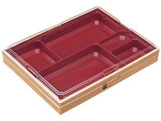 まとめ買い 折箱容器 エフピコ WU-5 透明蓋付 わっぱ 200枚(20枚×10)の通販は