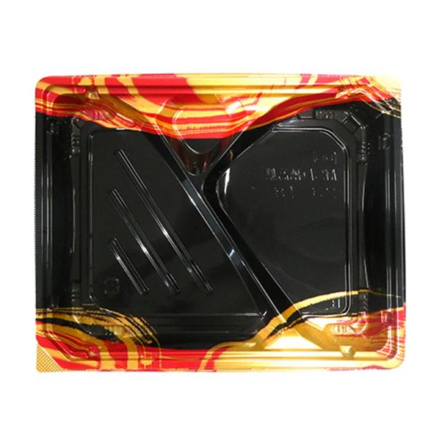 (600枚) 弁当容器 MSD穂高膳23-18-1 雷神内黒 エフピコ 00199391の通販は