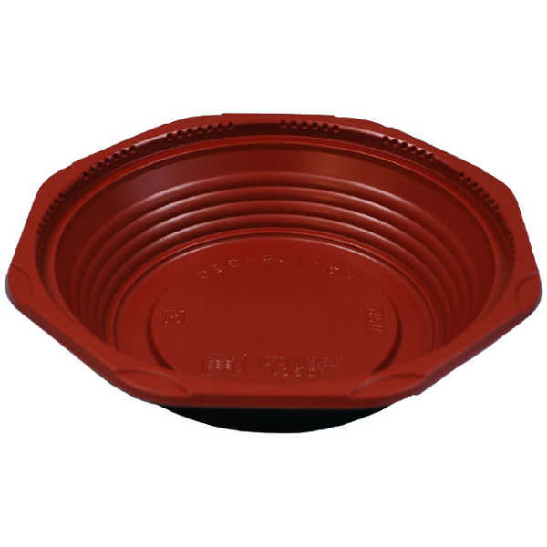 (800枚) どんぶり容器 KDN175-350朱黒本体 北原産業 00253064の通販は