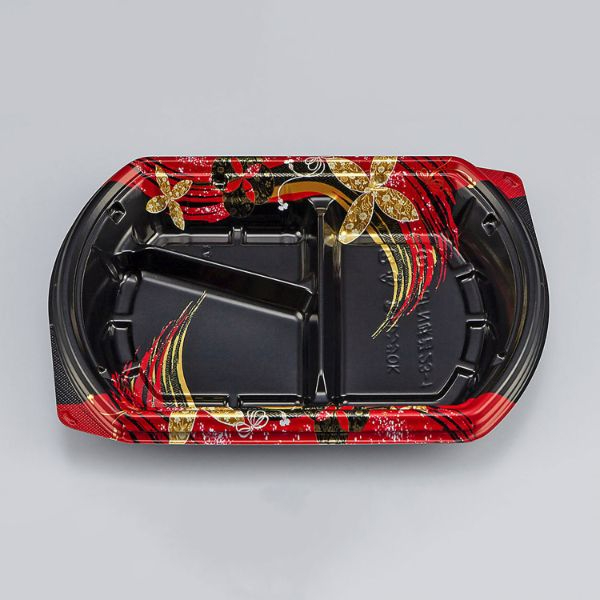 (600枚) 弁当容器 BFN味音(みおん)23-1 結花黒本体 シーピー化成 00273050の通販は