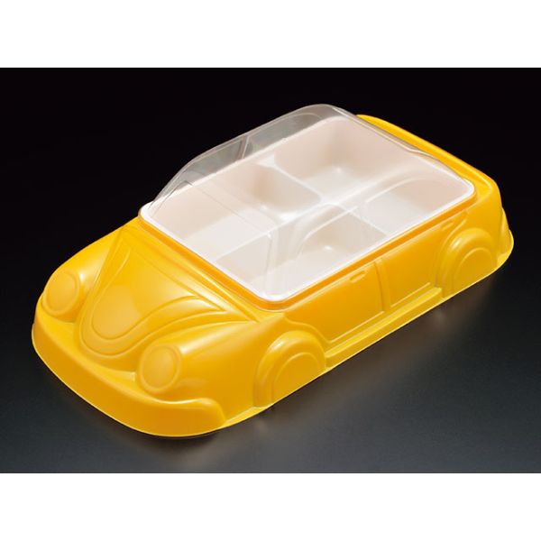 (200枚) 弁当容器 エスコン S905 セット イエロー スミ 00318455